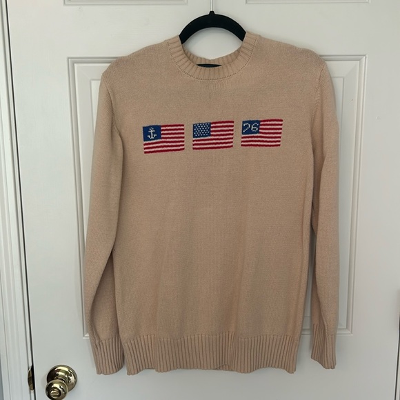 Kiel James Patrick Sweaters - Kiel James Patrick American Flag Sweater